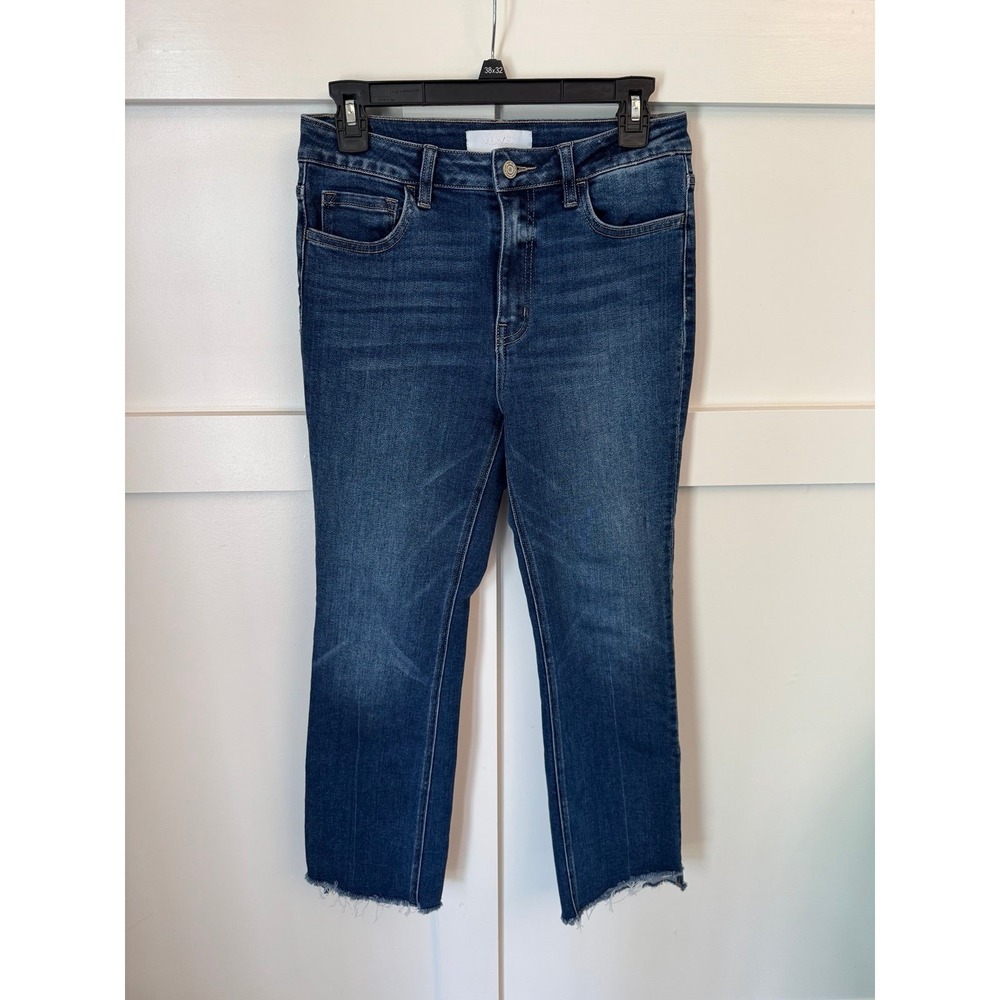 Vervet‎ size 28 straight leg raw hem denim pants